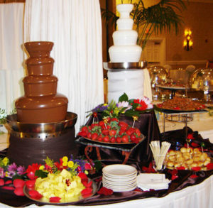 fuente de chocolate para boda